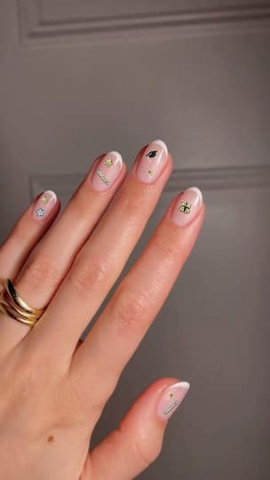 Graduation Nail Stickers, 117ct.